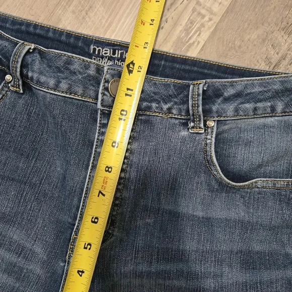 Maurices Everflex Highrise Women's Jeans Sz 18 Skinny Ankle Dark Wash Plus Size - Picture 12 of 13